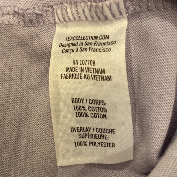 TEA Collection, Lavender liner with navy Tulle, EUC 2T - Picture 4 of 4